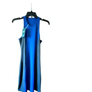 Halara‎ Dress Athletic Racerback Colorblock Mini Dress Casual Blue
Size XS NWT